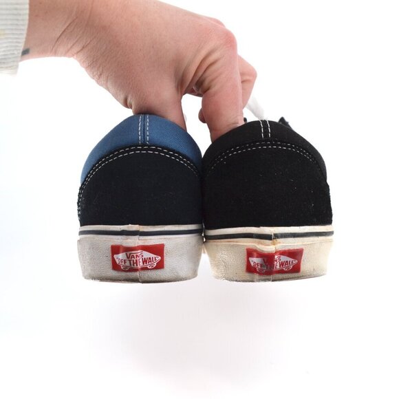 VANS X Kids of Immigrants Old Skool Lo Sneakers Suede Canvas Navy Blue Men's 10 - Picture 7 of 12